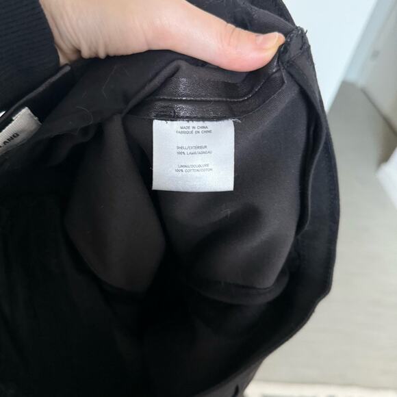 HELMUT LANG Leather Legging in Black Size 2 - Picture 2 of 5